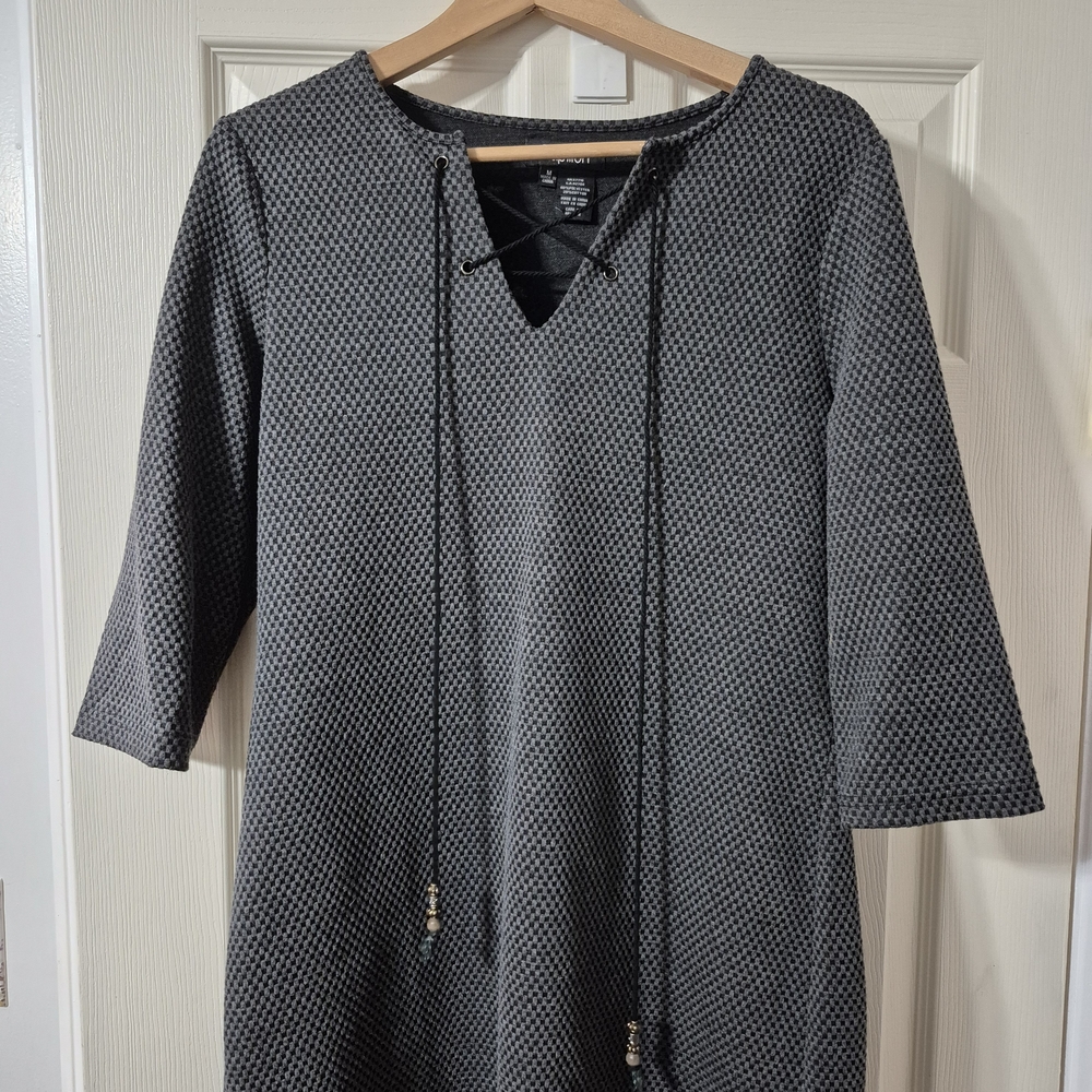 Elegant Gray Women's Dress
